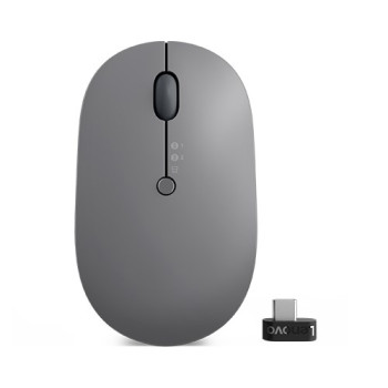 Lenovo Go Wireless Multi Device mouse Office Ambidextrous RF Wireless + Bluetooth + USB Type-A Optical 2400 DPI