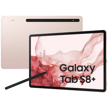 Samsung Galaxy Tab S8+ WiFi SM-X800 128 GB 31.5 cm (12.4") Qualcomm Snapdragon 8 GB Wi-Fi 6 (802.11ax) Android 12 Pink gold