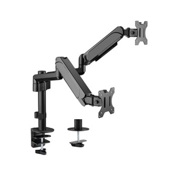 Gembird MA-DA2P-01 Adjustable desk 2-display mounting arm, 17”-32”, up to 9 kg