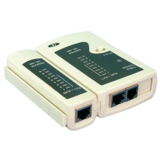 Cable Tester for RJ11, RJ12, RJ14 with remote unit