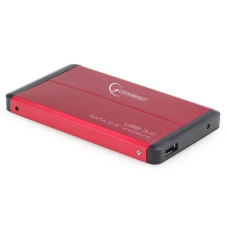 External HDD Enclosure 2.5'' USB 3.0 Red