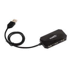 USB Hub 4-PORT LOCUST Black