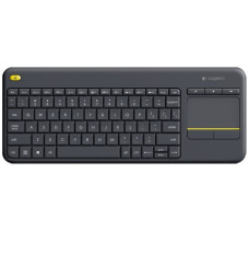 K400+ Wireless Touch Keyboard Black