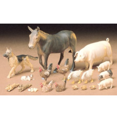 Plastic model Livestock Set