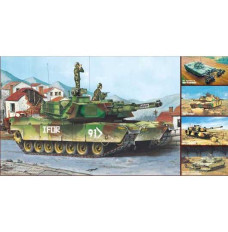 Plastic model M1A1 A2 Abrams 5iin1