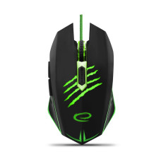 WIRED FOR PLAYERS MOUSE 6D Optical USB MX209 CLAW GREEN