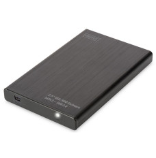 Obudowa zewnętrzna USB 2.0 na dysk SSD/HDD 2.5" SATA II, 9.5/7.5mm, aluminiowa