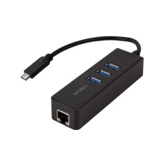 Adapter Gigabit Ethernet do USB 3.0 z hubem USB 