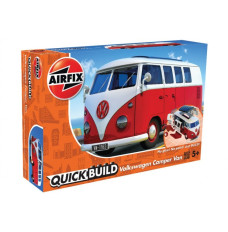 Plastic model QUICKBUILD VW Camper Van red