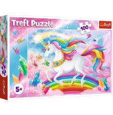 Puzzle 100 pcs - Unicorns world