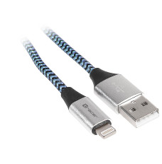 Cable USB 2.0 iPhone AM lightning 1,0m black-blue