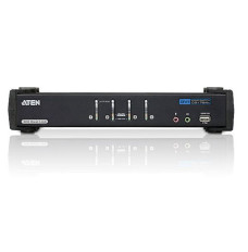 4-Port USB DVI Dual lin k Audio KVMP CS1784A