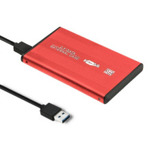 Hard drive adapterUSB3.0 HDD SSD 2.5" SATA3 red