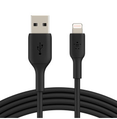 Belkin PVC USB-A to Ligh tning 2m Black