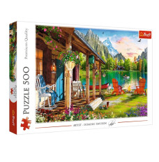 Puzzle 500 pcs House in mountains