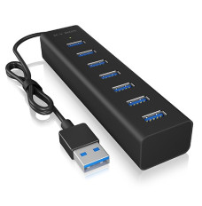 ICY BOX IB-HUB1700-U3 7-Port USB HUB+powerada