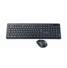 Set keyboard+mouse black wireless US