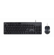 Keyboard and mouse set black