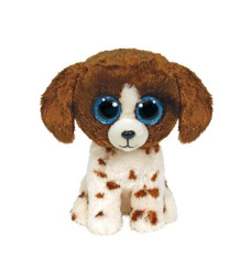 Plush toy Ty Beanie Boos Dog brown-white - Muddles 15 cm