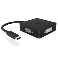 ICY BOX IB-DK1104-C 4in1, HDMI,DP,DVI-D,VGA