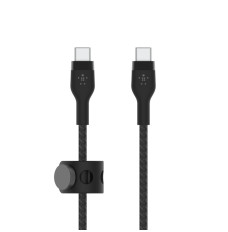 Cable BoostCharge USB-C USB-C braided silicone 2 m, black