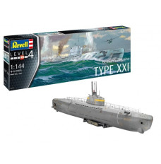 Plastic model German Submarine TYP XXI 1 144