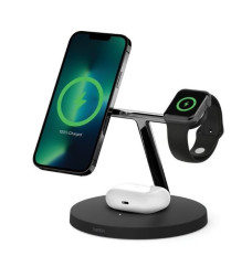 BOOST CHARGE PRO 3-in-1 wireless charging cradle MagSafe black