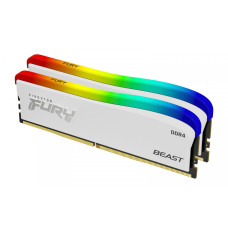 Memory DDR4 Fury Beast RGB 16GB(2* 8GB) 3200 CL16 white