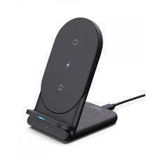 AUKEY LC-A2 Black Wireless Charger 2in1 USB-C