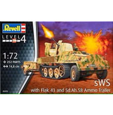 Model plastikowy SWS W Flak43 & SD AH58 Ammo Trailer