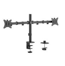 Adjustable desk 2-display mounting arm (rotate, tilt, swivel), 17 inches-32 inches, up to 9 kg