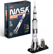 Puzzle 3D Apollo Saturn Rocket