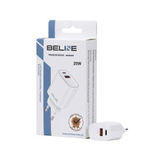 Charger 20W USB-C + USB-A white