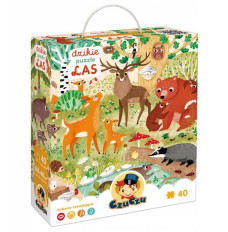 Puzzle Wild puzzle - Forest 40 pcs