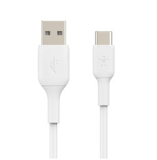 Cable PVC USB-C to USB-A 15 cm White