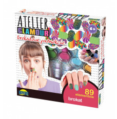 Set Atelier Glamour Glitter nails