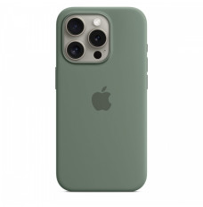 Silicon case with MagSafe for iPhone 15 Pro - cypress