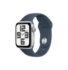 Watch SE GPS 40mm Silver Aluminium Case with Storm Blue Sport Band - S M