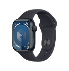 Watch Series 9 GPS 45mm Midnight Aluminium Case with Midnight Sport Band - M L