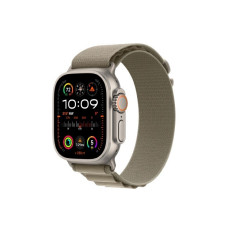 Watch Ultra 2 GPS + Cellular, 49mm Titanium Case with Olive Alpine Loop - S