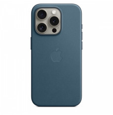 Case FineWoven fabric with MagSafe for iPhone 15 Pro - pacific blue