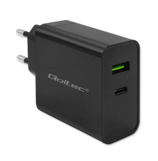 Super Quick PD charger 1xUSB C, 1xUSB, 45W