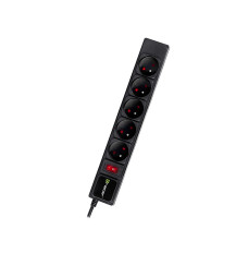 TRACER PowerGear 5m Black power strip