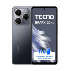 Smartphone SPARK 20 PRO KJ6 256+12 Moonlit Black