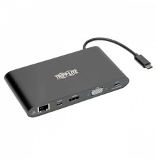 USB-C Dock, Dual Display - 4K HDMI / mDP, VGA, USB 3.2 Gen 1, USB-A C Hub, GbE, Memory Card, 100W PD Charging