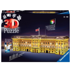 3D Puzzle Buildings at Night Buckingham Palace