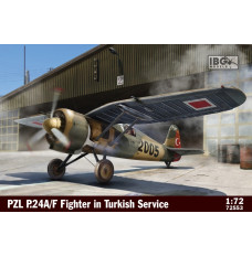 Plastic model PZL P.24A F Fighter in Turkish Service 1 72