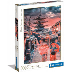 Puzzle 500 elements High Quality, Evening in Kyoto