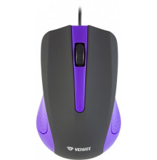 USB wired mouse, 3 buttons, rubberized surface