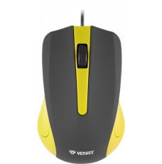 USB wired mouse, 3 buttons, rubberized surface